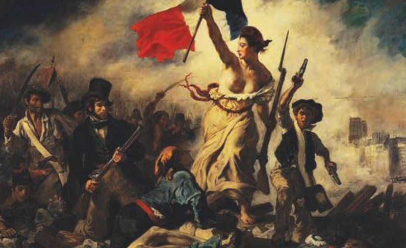 La liberté guidant le peuple, Delacroix 1830
